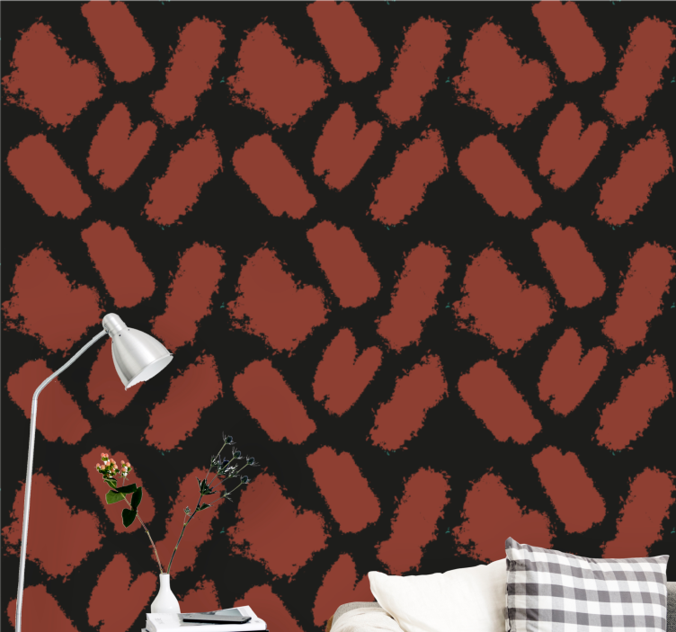 Papel mural geométrico textura de pincelada - TenVinilo