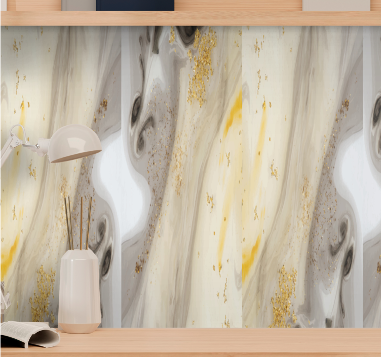 Papel mural mármol elegante diseño gris - TenVinilo