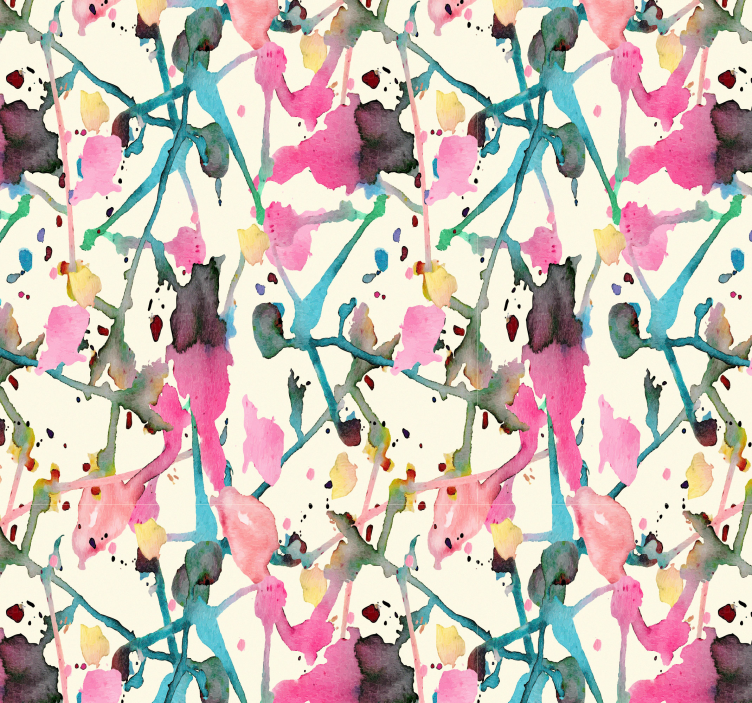 Papel mural naturaleza botánicos abstractos - TenVinilo