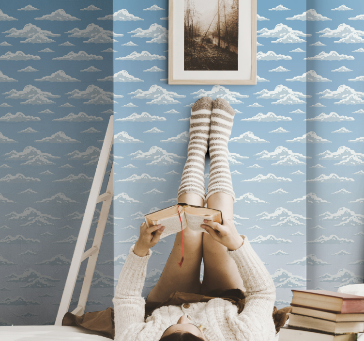 Papel mural naturaleza escena de cielo nublado - TenVinilo