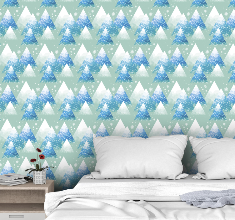 Papel mural naturaleza paisaje montañoso - TenVinilo