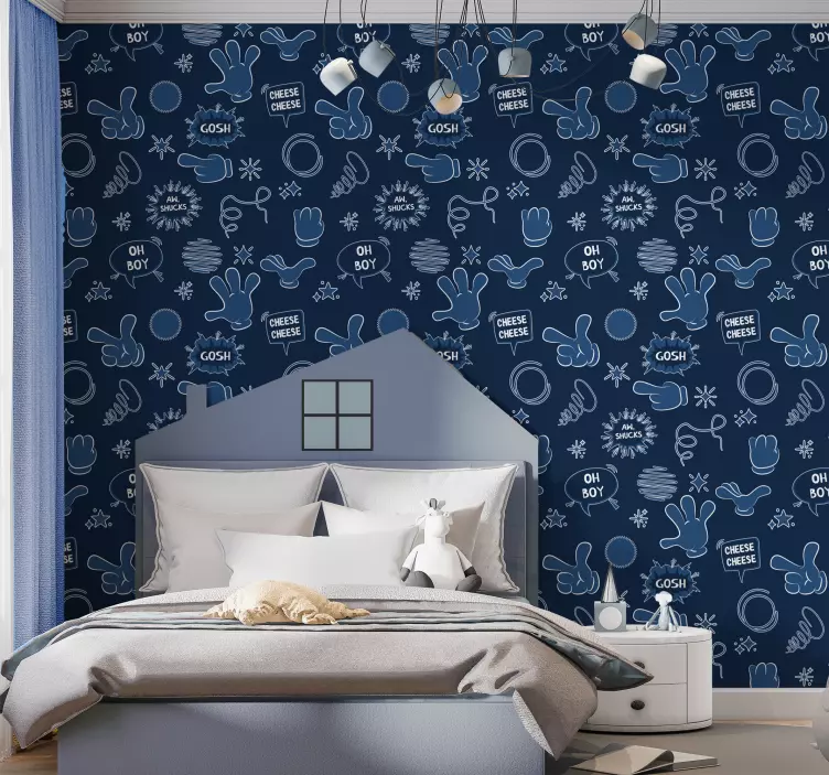 Papel mural Navy estilo cómico - TenVinilo