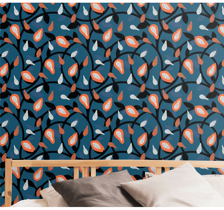 Papel mural naturaleza motivo inspirado en la naturaleza - TenVinilo