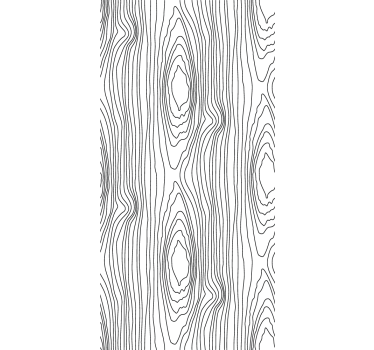 Papel mural madera anillos de árboles lineales - TenVinilo