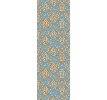 Papel mural vintage damasco floral adornado - TenVinilo