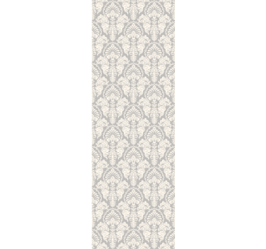 Papel mural barroco elegante pergamino floral - TenVinilo
