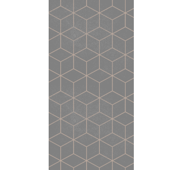 Papel mural oficinas patrón hexagonal gris geométrico - TenVinilo
