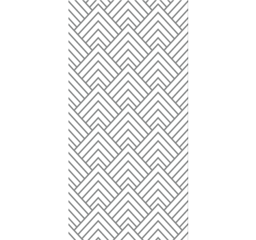 Papel mural comedor patrón geométrico triángulos blancos - TenVinilo
