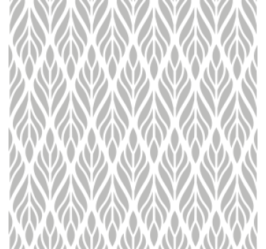 Papel mural vintage patrón floral étnico gris - TenVinilo