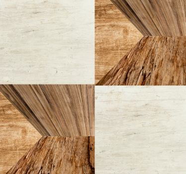 Papel para pared cuadrados textura madera  - TenVinilo