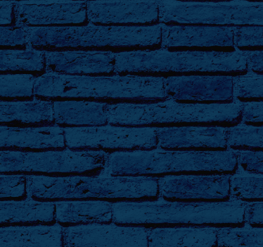Papel pintado ladrillo color azul - TenVinilo