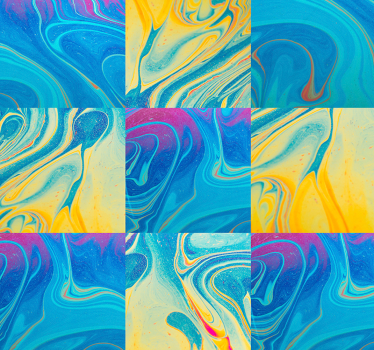 Papel pintado abstracto baldosa gran formato lila - TenVinilo