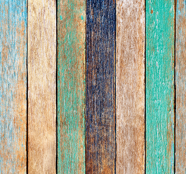Papel pintado rayas verticales listones madera - TenVinilo