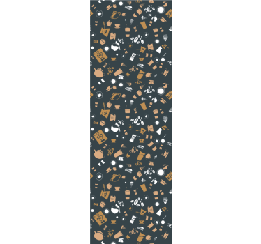 Papel mural comedor motivos de café - TenVinilo