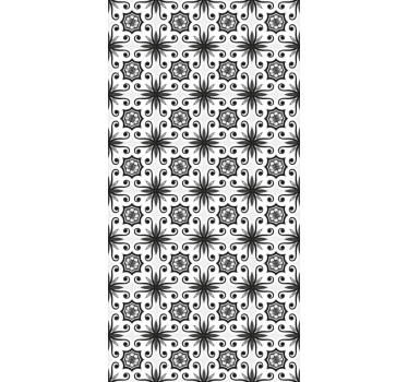 Papel azulejos Azulejo negro vintage - TenVinilo