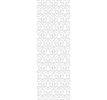 Papeles de pared modernos Patrón gris floral moderno - TenVinilo