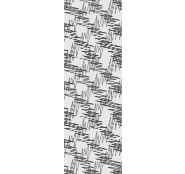 Papel pintado arte Garabatos en blanco y negro - TenVinilo