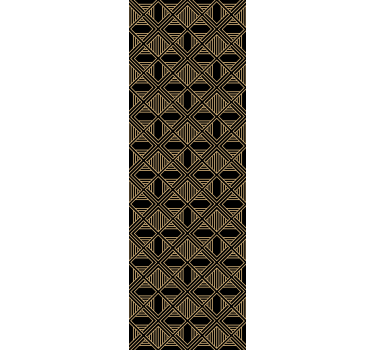 Papel pintado clásico Art deco gran patrón de estilo gatsby - TenVinilo
