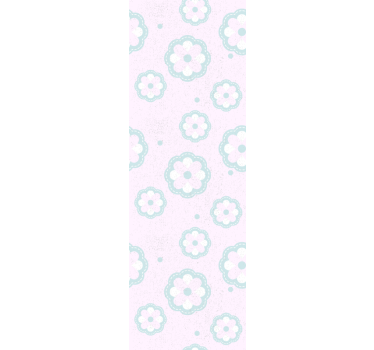 Papel pintado de flores Patrón rosa shabby chic - TenVinilo