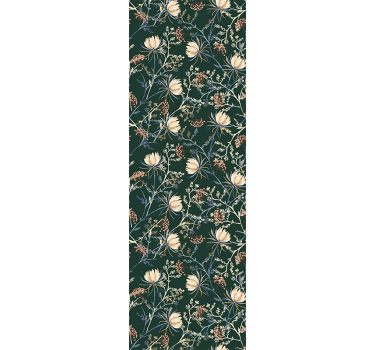 Papel pared naturaleza Estilo 'restaurar esmeralda' - TenVinilo
