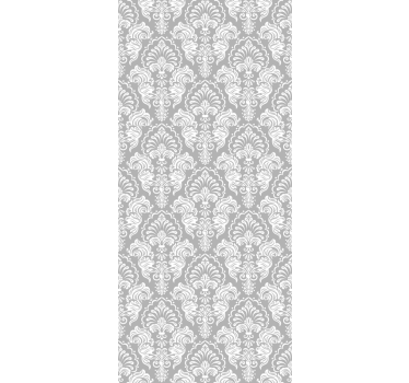 Papel mural barroco elegante patrón de damasco - TenVinilo