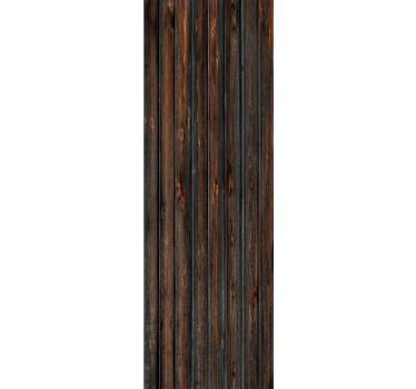 Papel mural madera elegantes paneles de color marrón oscuro - TenVinilo