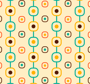 Papel decorativo geometrico de los 70s - TenVinilo