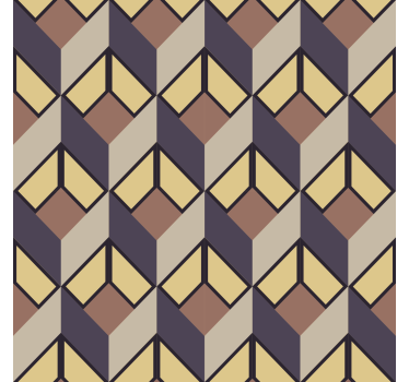Papel pintado para salón gris retro - TenVinilo