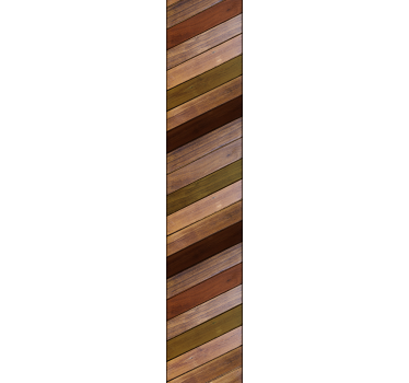 Papel mural madera trenza de madera - TenVinilo