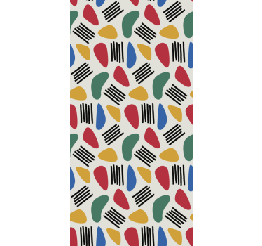 Papel pared abstracto twister moderno - TenVinilo