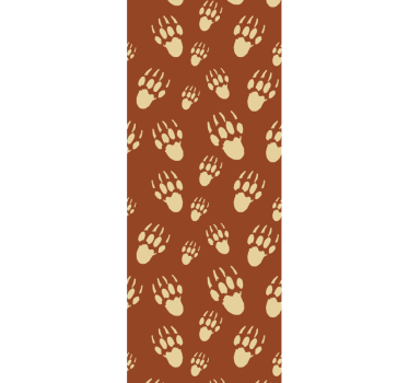Papel mural animal estampados de erizo naranja - TenVinilo