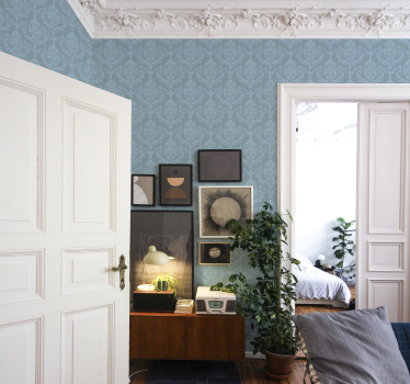 Papel mural barroco elegante estilo ornamentado - TenVinilo