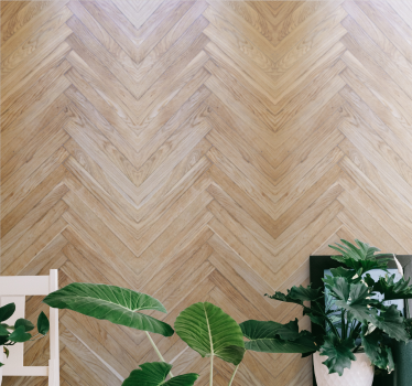 Papel mural madera patrón realista elegante - TenVinilo