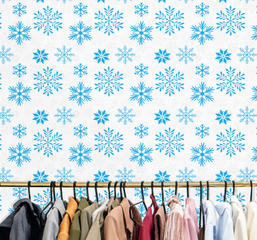 Papel azulejos Cristal de nieve - TenVinilo
