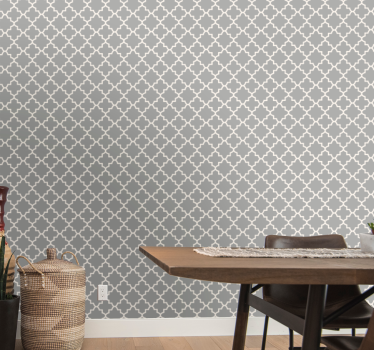 Papel mural comedor elegantes formas geométricas - TenVinilo
