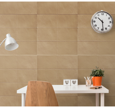 Papel mural ladrillos efecto mosaico liso - TenVinilo