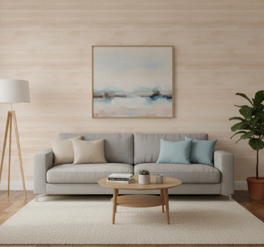 Papel mural madera patrón ligero y elegante - TenVinilo