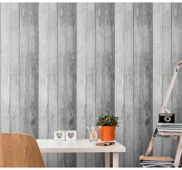 Papel mural madera tablones texturizados - TenVinilo