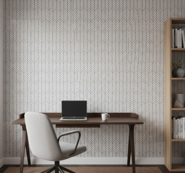 Papel mural oficinas estor hojas elegantes - TenVinilo