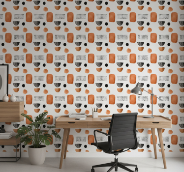 Papel mural oficinas formas geométricas minimalistas - TenVinilo