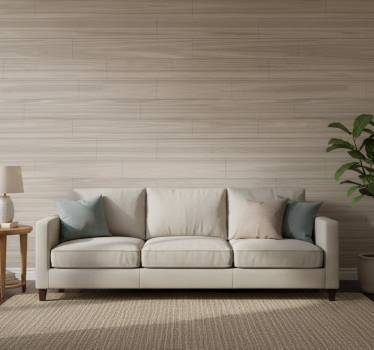 Papel mural madera en tonos claros - TenVinilo