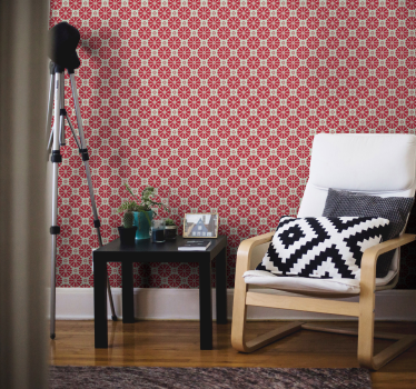 Papel para pared  ornamental motivos florales - TenVinilo