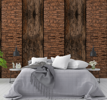 Papel decorativo de corteza natural - TenVinilo