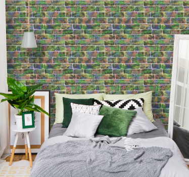 Papel pintado efecto ladrillos Ladrillo pintado - TenVinilo