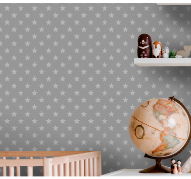 Papel pintado imitación hormigón Hormigón con estrellas - TenVinilo