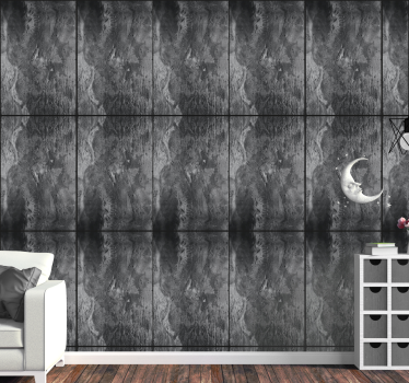 Papel pintado marmol gris y negro - TenVinilo