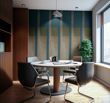 Papel pintado para oficinas rayas de lujo - TenVinilo