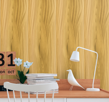 Papel pintado para salón Fondo de textura de madera realista - TenVinilo