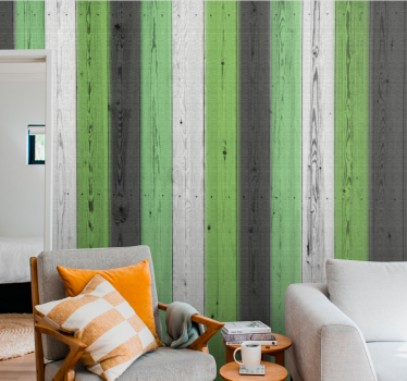 Papel pintado para salón Laminados de textura de madera de varios - TenVinilo
